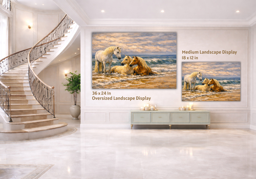 First Light Along The Shore - Where day begins and form re-emerges.