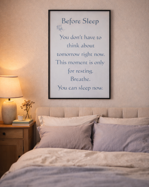 Before Sleep – Elegant Night Reflection Print (Instant Download)